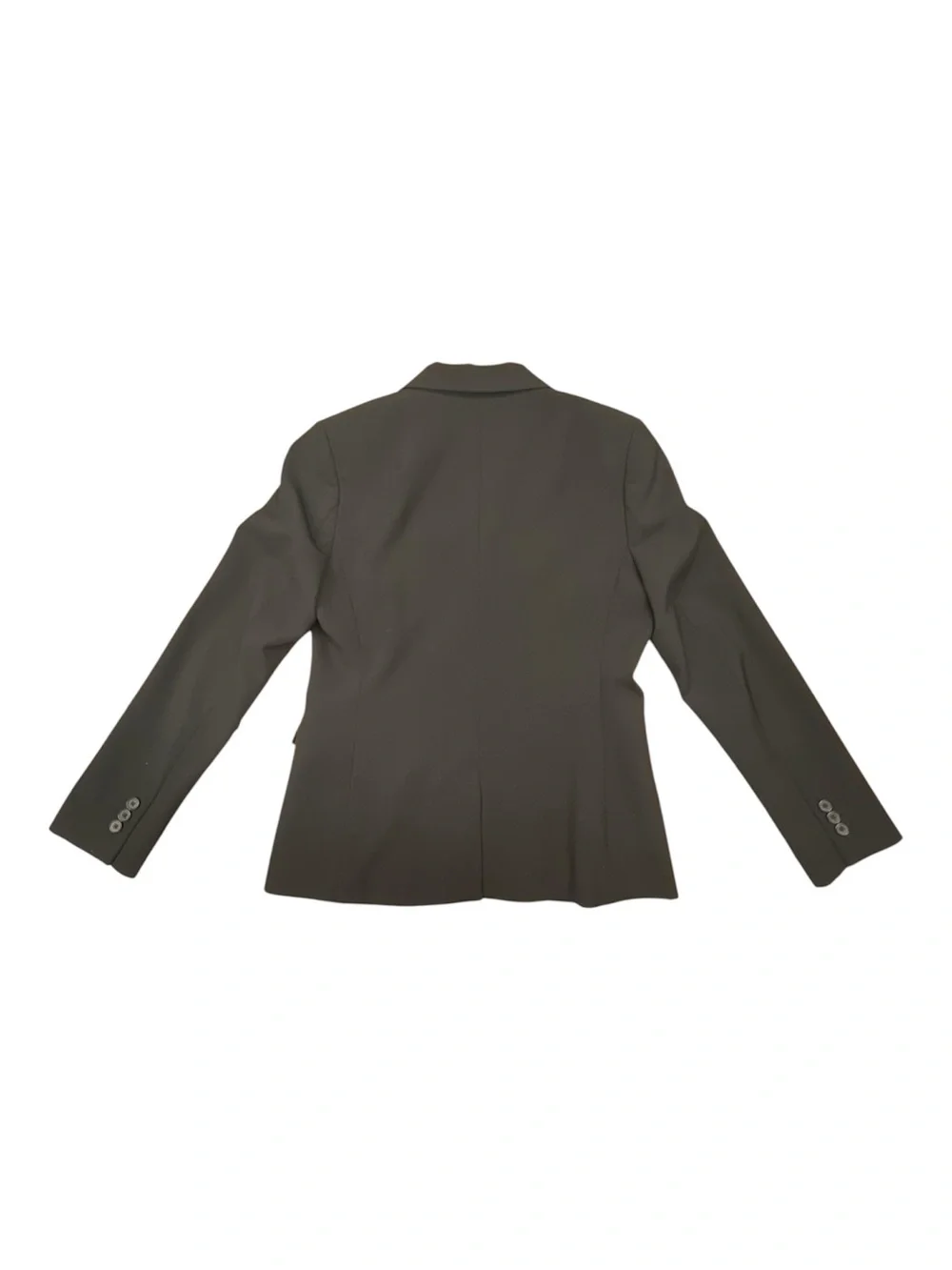 Banana Republic Stretch Petite Blazer Jacket Black 4P Notch Lapel Three-Button - Picture 10 of 11